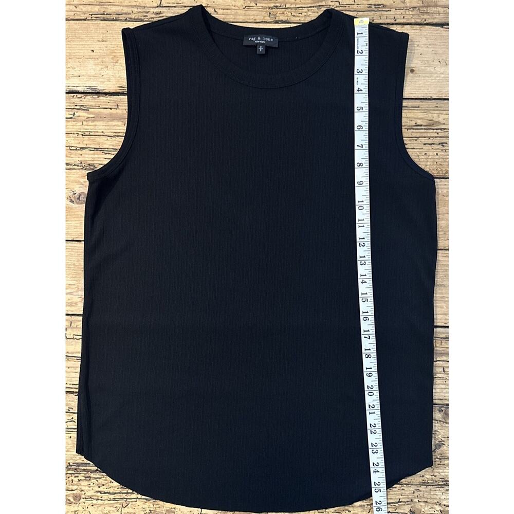 Rag And Bone Women’s Black Sheer Sleeveless Shell Top Size S NWOT - Picture 2 of 6